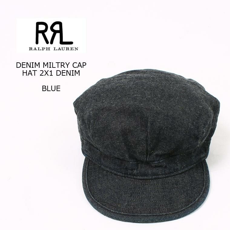RRL(ﾀﾞﾌﾞﾙｱｰﾙｴﾙ)で定番モデルとなっているデニムミリタリーキャップ