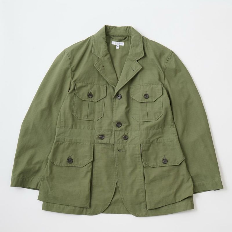 ENGINEERED GARMENTS 春夏らしいコットンリップストップを使用したフォークジャケット