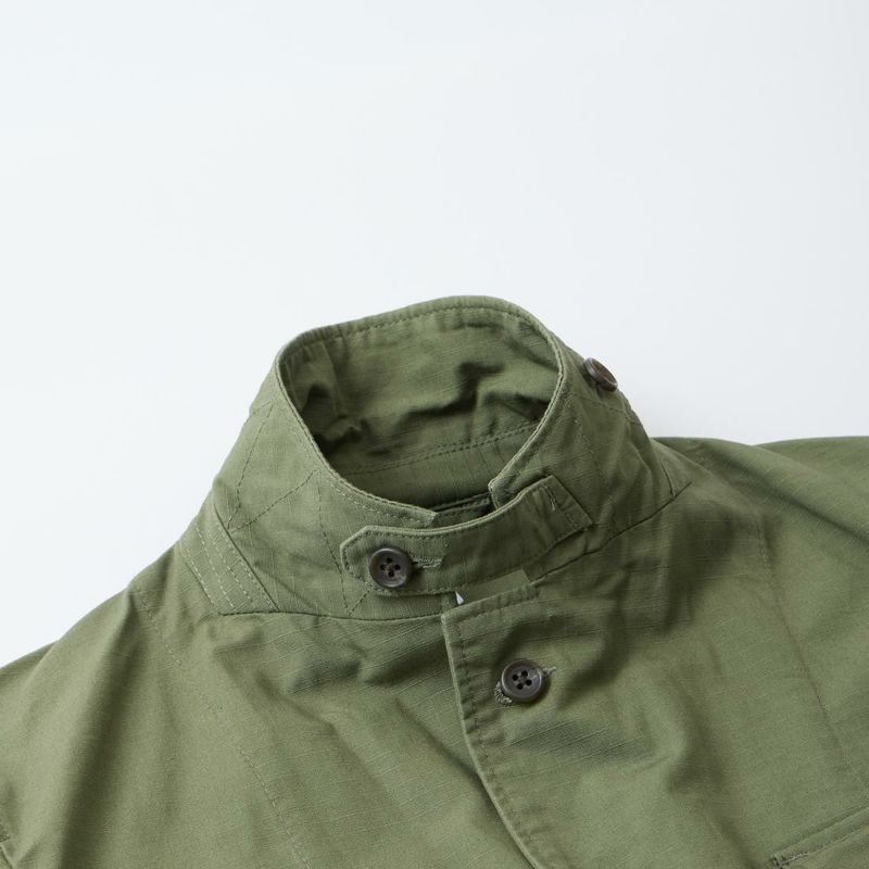 ENGINEERED GARMENTS 春夏らしいコットンリップストップを使用したフォークジャケット
