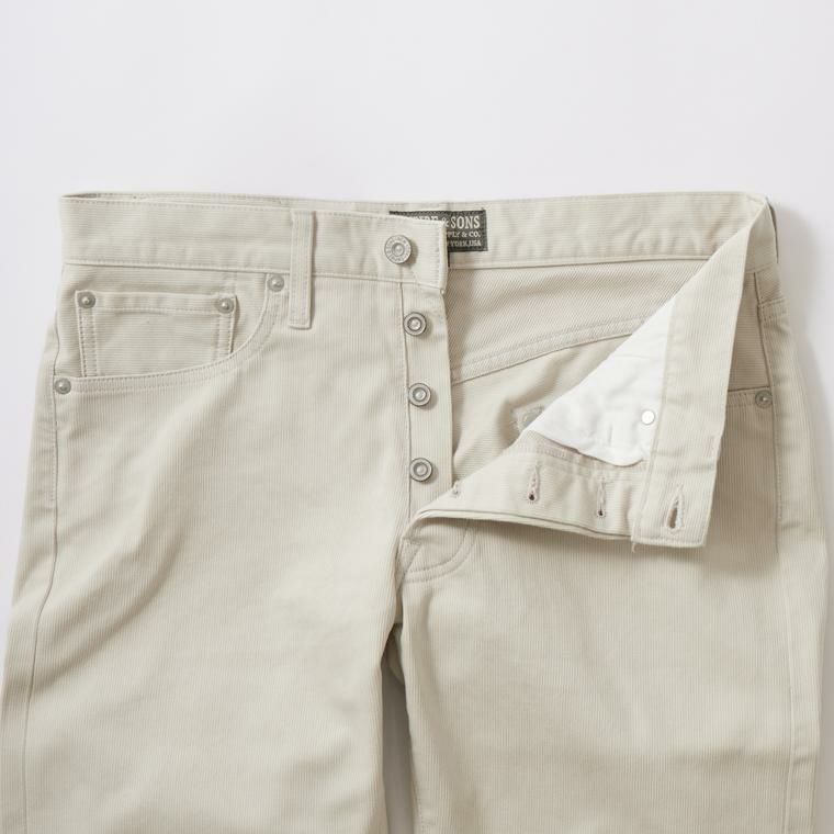 エンパイアアンドサンズのピケ素材を使用した日本製パンツ