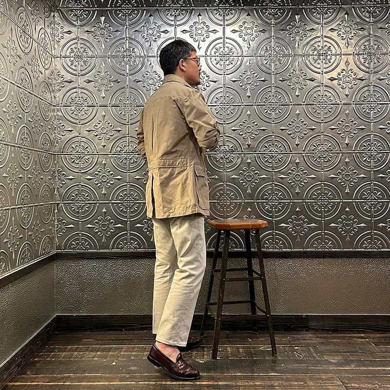 40's50's ピケ　ワークパンツ　35インチ 40's50's ピケ ワークパンツ 35インチ コットンピケ・ストレッチパンツ