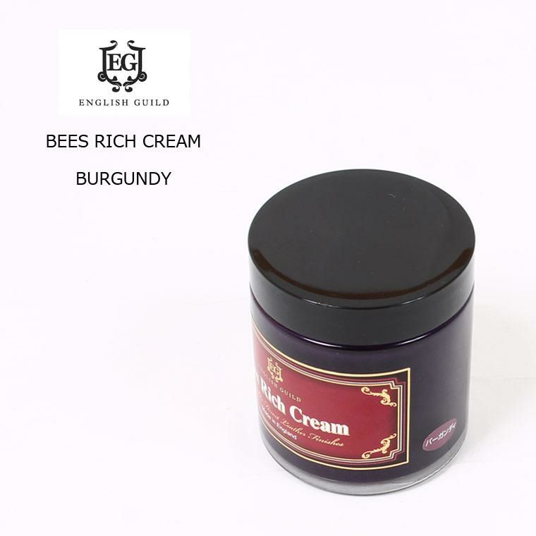 ENGLISH GUILD (イングリッシュギルド) BEES RICH CREAM - BURGUNDY