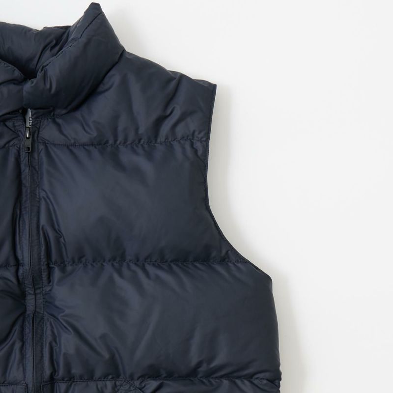 CRESCENT DOWN WORKS (クレセントダウンワークス) NORTH BY NORTHWEST VEST SF_SF - BLACK_BLACK