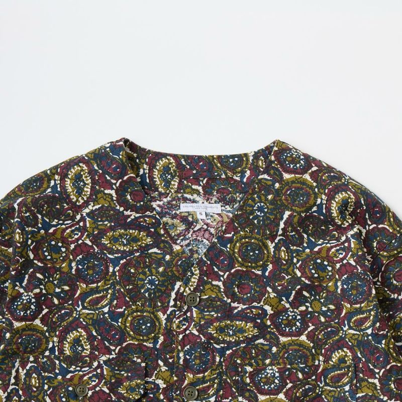 ENGINEERED GARMENTS バティックプリント素材を使用したカーディガンジャケット(MP220)