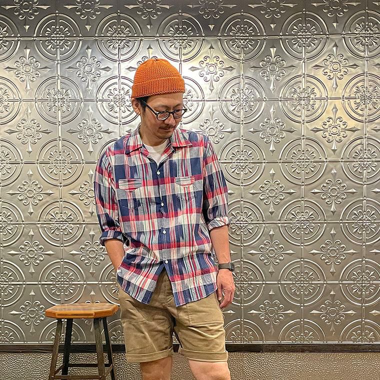 24SS post o'alls シャツ NEUTRA3 Mサイズ 40%OFF＞Post O'Alls（ポストオーバーオールズ）NEUTRA3