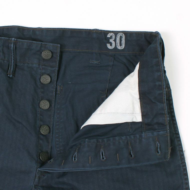 2023年春に新しく入荷したRRL(ﾀﾞﾌﾞﾙｱｰﾙｴﾙ)のショーツのボタンフライ