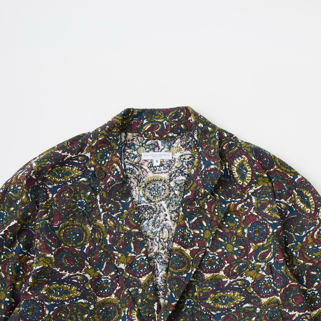 ENGINEERED GARMENTS 2023年春夏モデルのバティックプリント素材を使用したロイタージャケット(MP153)