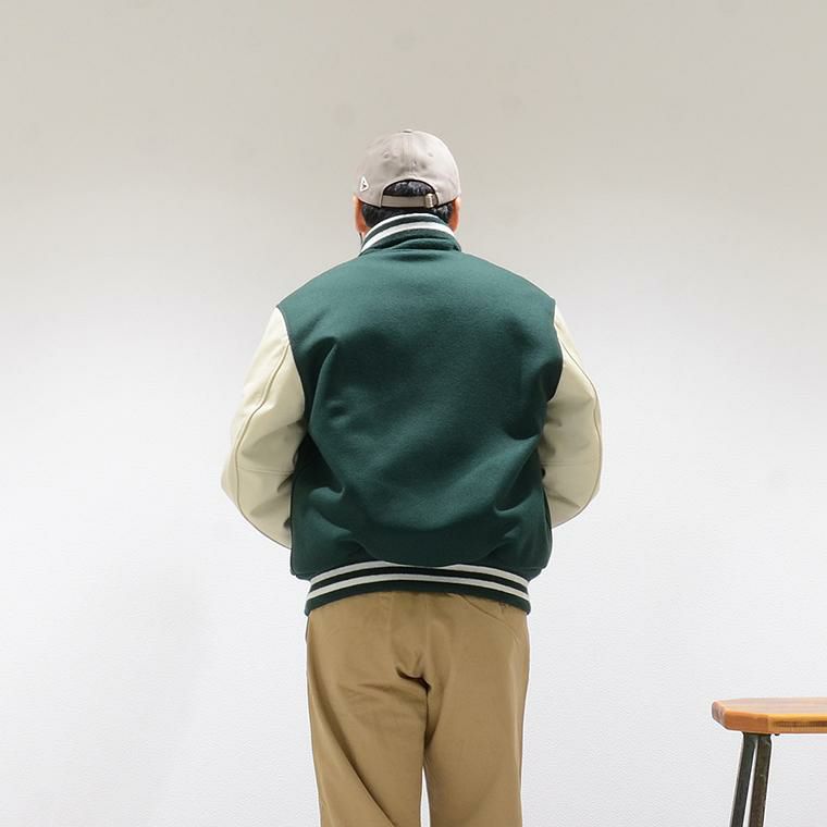 GB SPORT for SHIPS スタジャン サイズL レザー切替 GB SPORTS（コート