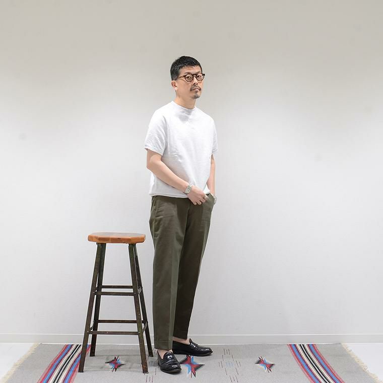 FELCO (フェルコ) 半袖スウェット Vガセット ラグラン フラット