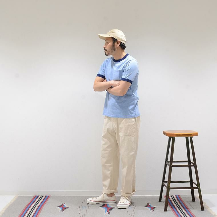 FELCO (フェルコ) リンガーネック オーガニックコットン 無地 T