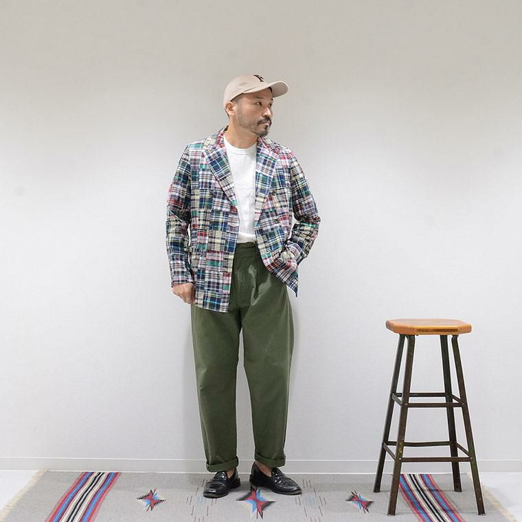 dcwhite コットンマドラス　ジャケット D.C.WHITE Comfortable Jacket Madras – by CITRON