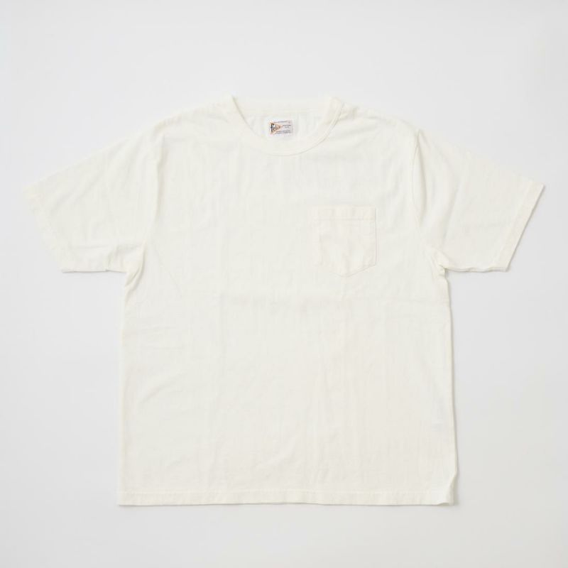 FELCO フェルコ,メンズ バインダーネック 7オンス ショート丈 ポケットTシャツ 無地 日本製  アメカジ メンズファッション,通販 通信販売