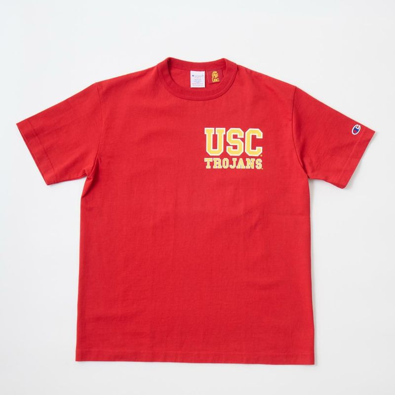 CHAMPION チャンピオン,ティーテンイレブン メンズ カレッジプリント Tシャツ クルーネック アメリカ製 メンズファッション,通販 通信販売