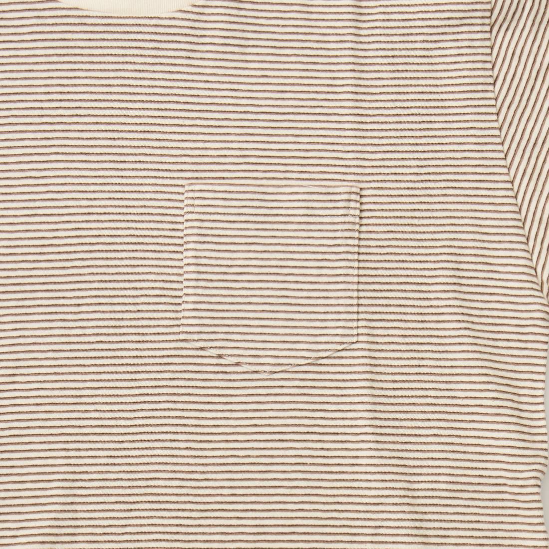 FELCO フェルコ,モックネック ナローストライプ ポケットTシャツ 日本製  アメカジ メンズファッション,通販 通信販売