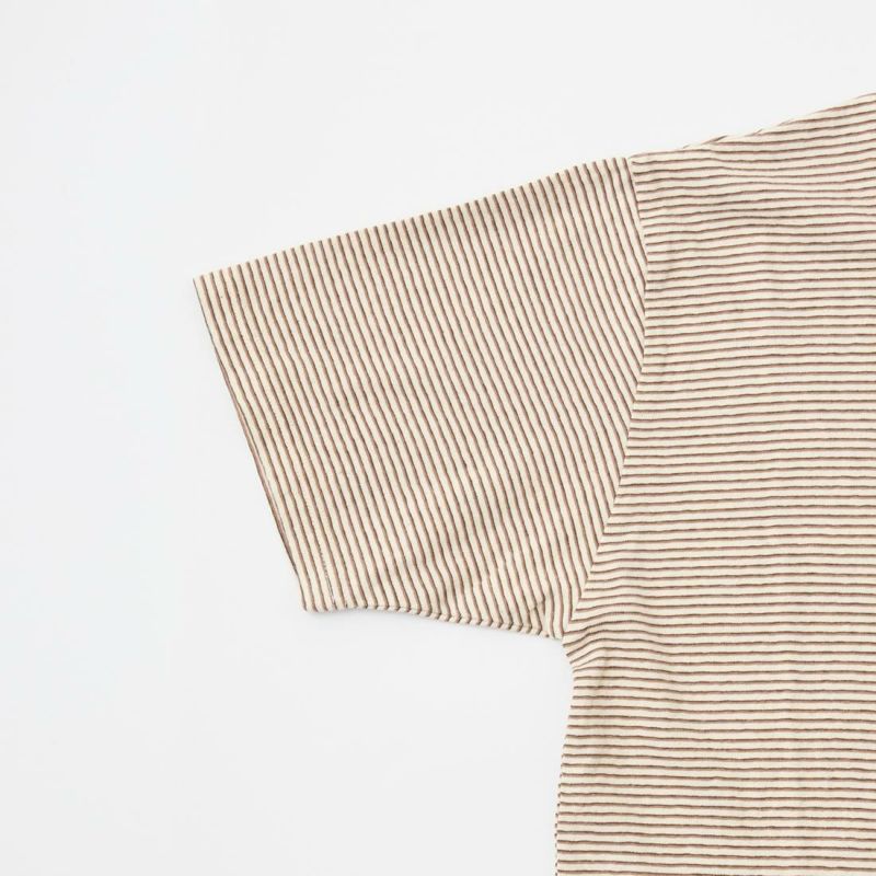 FELCO フェルコ,モックネック ナローストライプ ポケットTシャツ 日本製  アメカジ メンズファッション,通販 通信販売