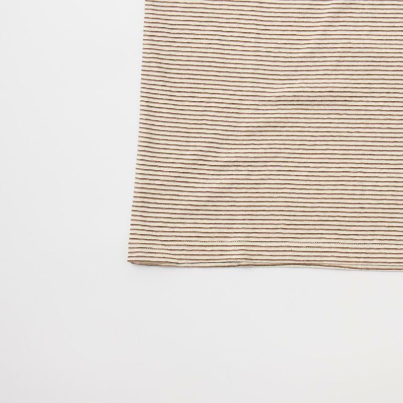 FELCO フェルコ,モックネック ナローストライプ ポケットTシャツ 日本製  アメカジ メンズファッション,通販 通信販売