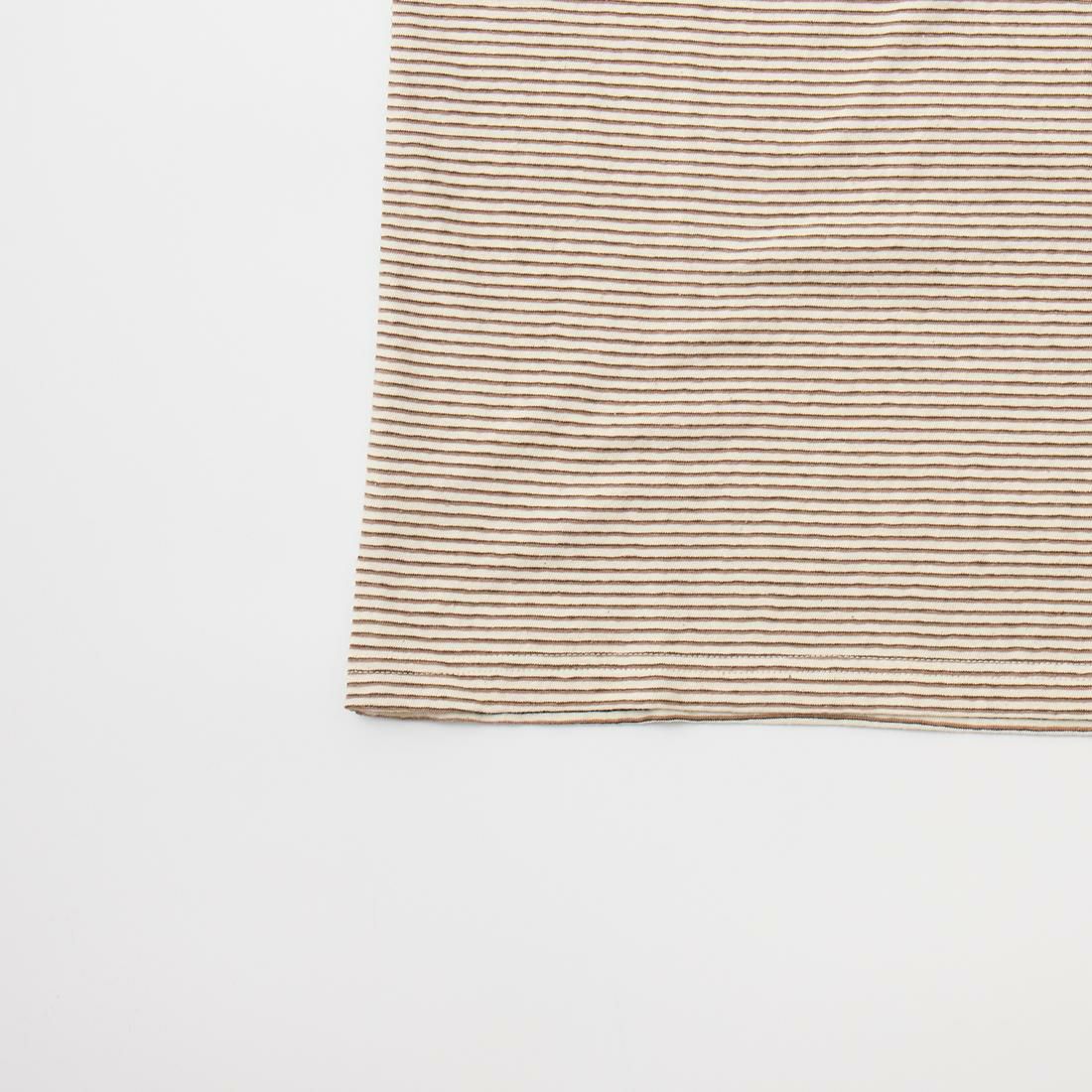 FELCO フェルコ,モックネック ナローストライプ ポケットTシャツ 日本製  アメカジ メンズファッション,通販 通信販売