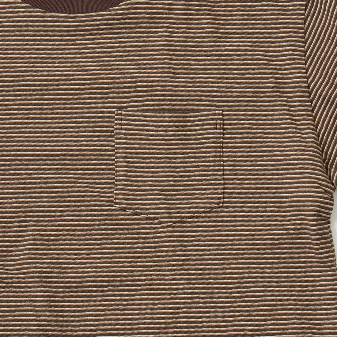 FELCO フェルコ,モックネック ナローストライプ ポケットTシャツ 日本製  アメカジ メンズファッション,通販 通信販売