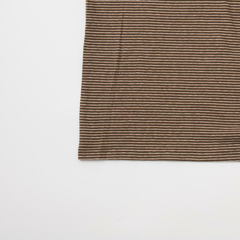 FELCO フェルコ,モックネック ナローストライプ ポケットTシャツ 日本製  アメカジ メンズファッション,通販 通信販売