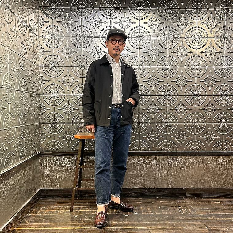 FELCO (フェルコ) メンズ ナイロン コーチジャケット フランネル