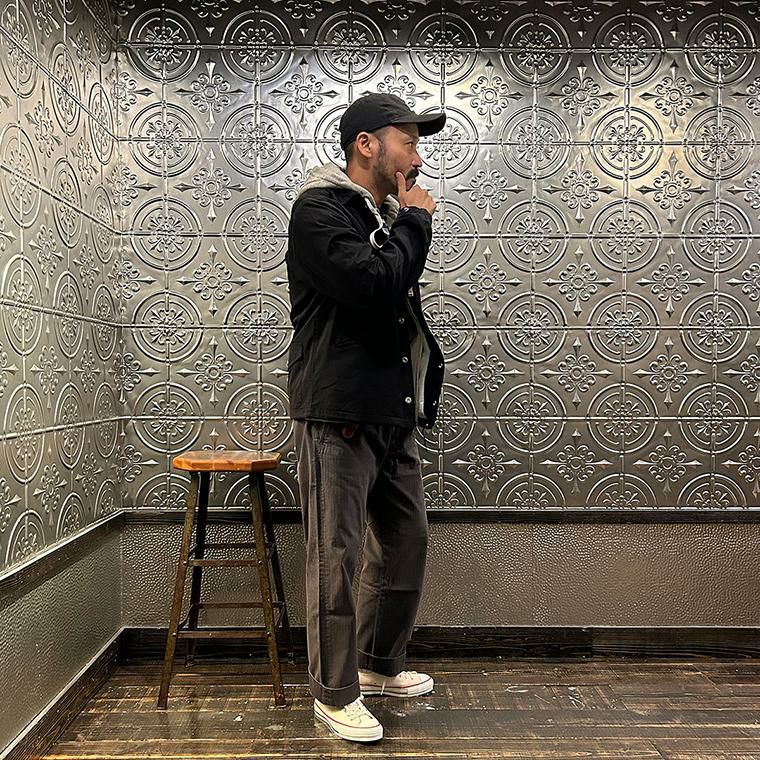 FELCO (フェルコ) メンズ ナイロン コーチジャケット フランネル