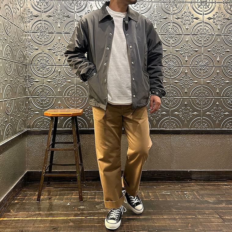 FELCO (フェルコ) メンズ ナイロン コーチジャケット フランネル