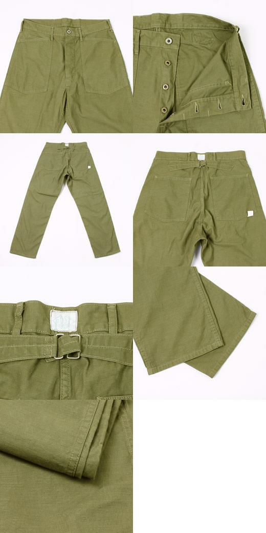 POST OVERALLS (ポストオーバーオールズ) ARMY PANT VINTAGE SATEEN