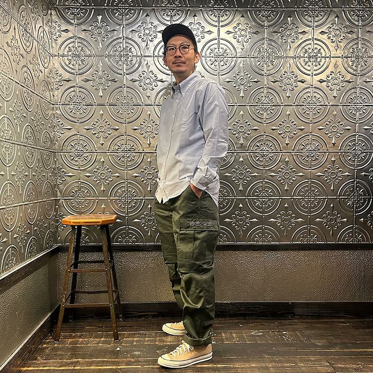 HTC (エイチティーシー) HTCフラワースタッズ付き ロスコ カーゴパンツ