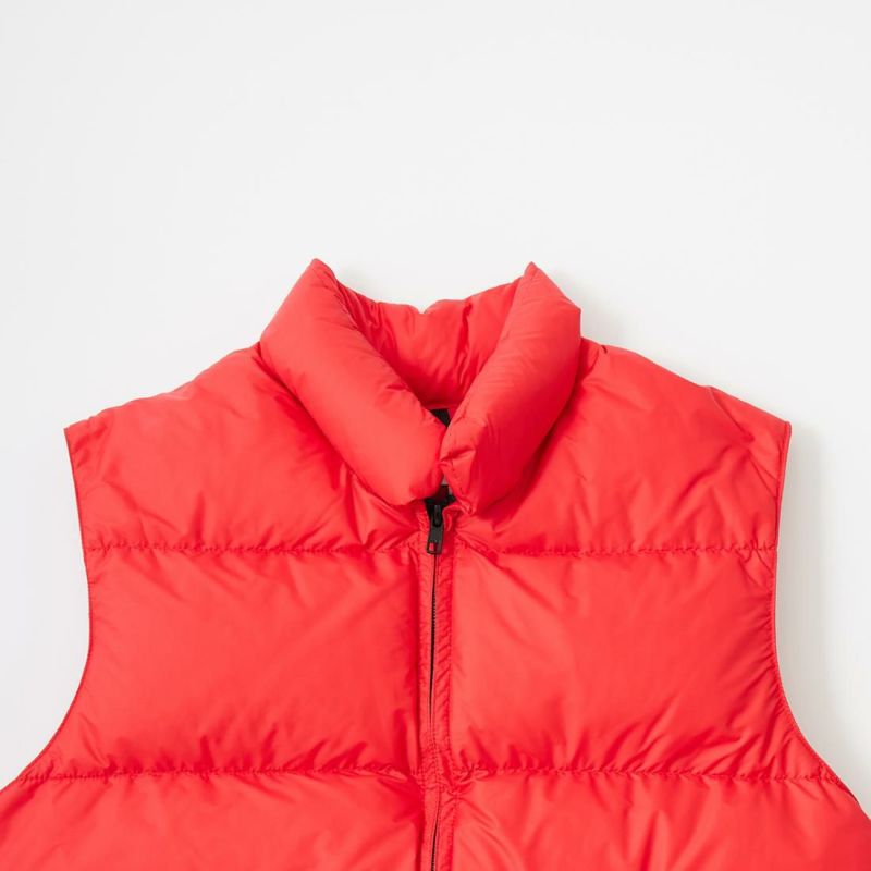   赤 ダウンベスト JUN WATANABE タミヤマーク ダウンベスト (赤) | BLOCKHEAD MOTORS