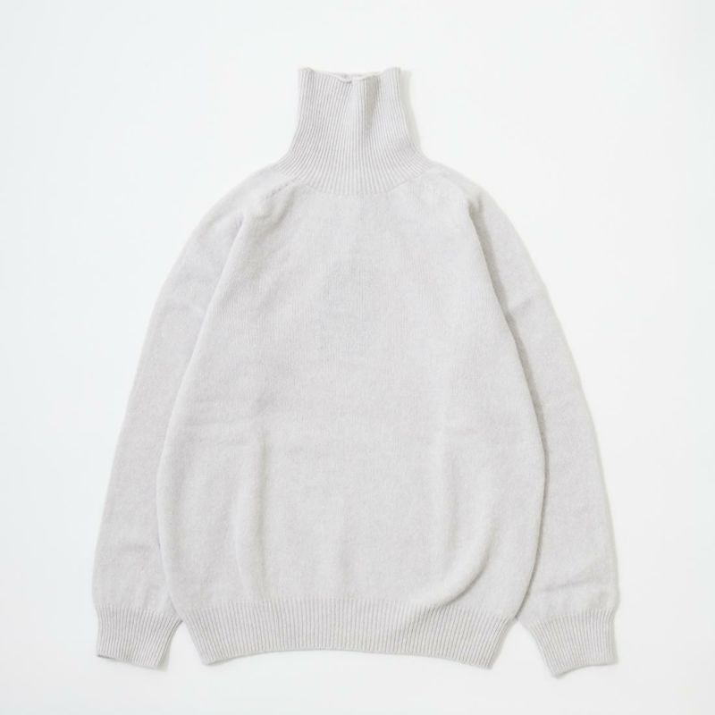 極美品】ハーレーオブスコットランド タートルネックニット 40 グレー