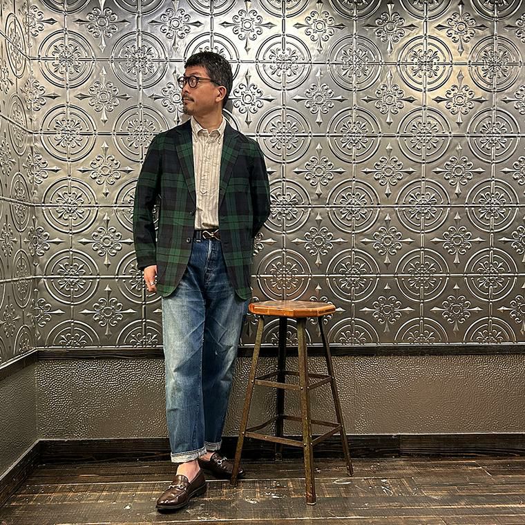 dcwhite コットンマドラス　ジャケット D.C.WHITE Comfortable Jacket Madras – by CITRON
