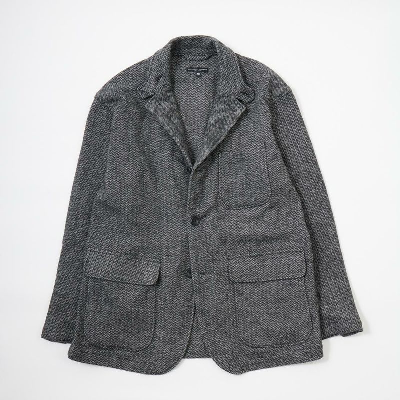 ENGINEERED GARMENTS (エンジニアドガーメンツ) PS184 LOITER JACKET POLY WOOL  HERRINNGBONE 通販