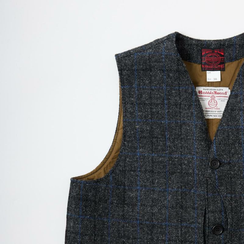WORKERS (ワーカーズ) CRUISER VEST HARRIS TWEED クルーザー
