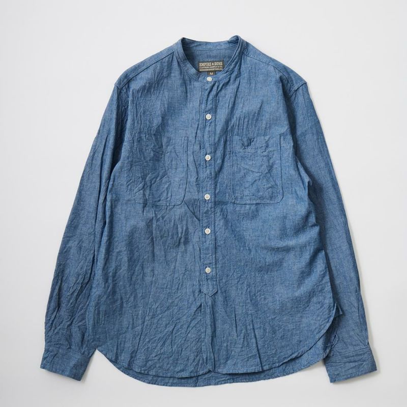 売約済/SINME×I&#39;heritageバンドカラーシャツ KANEMASA KNITバンドカラーシャツ(2 WHITE): : メンズ｜CITY