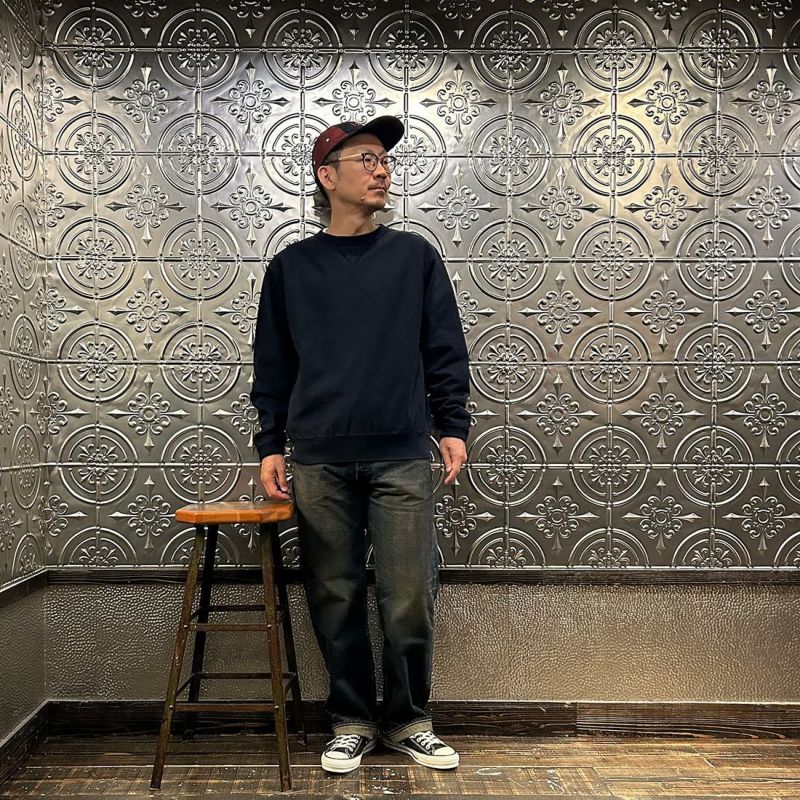 Felco(フェルコ) クルーネック スウェット 楽天市場】FELCO (フェルコ) L/S INVERSE WEAVE V GUSSET SWEAT