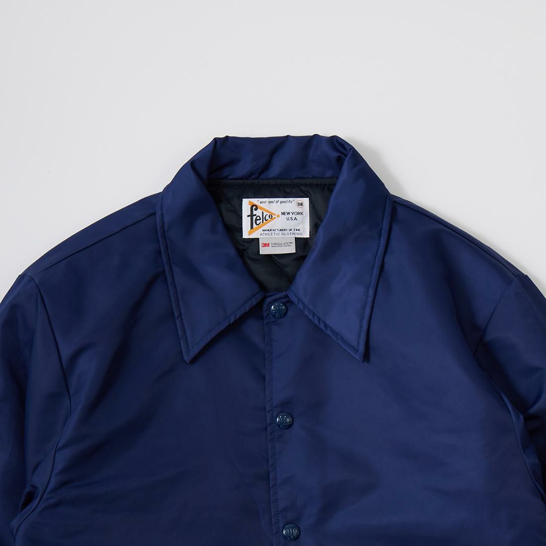FELCO (フェルコ) メンズ ナイロン コーチジャケット シンサレート 