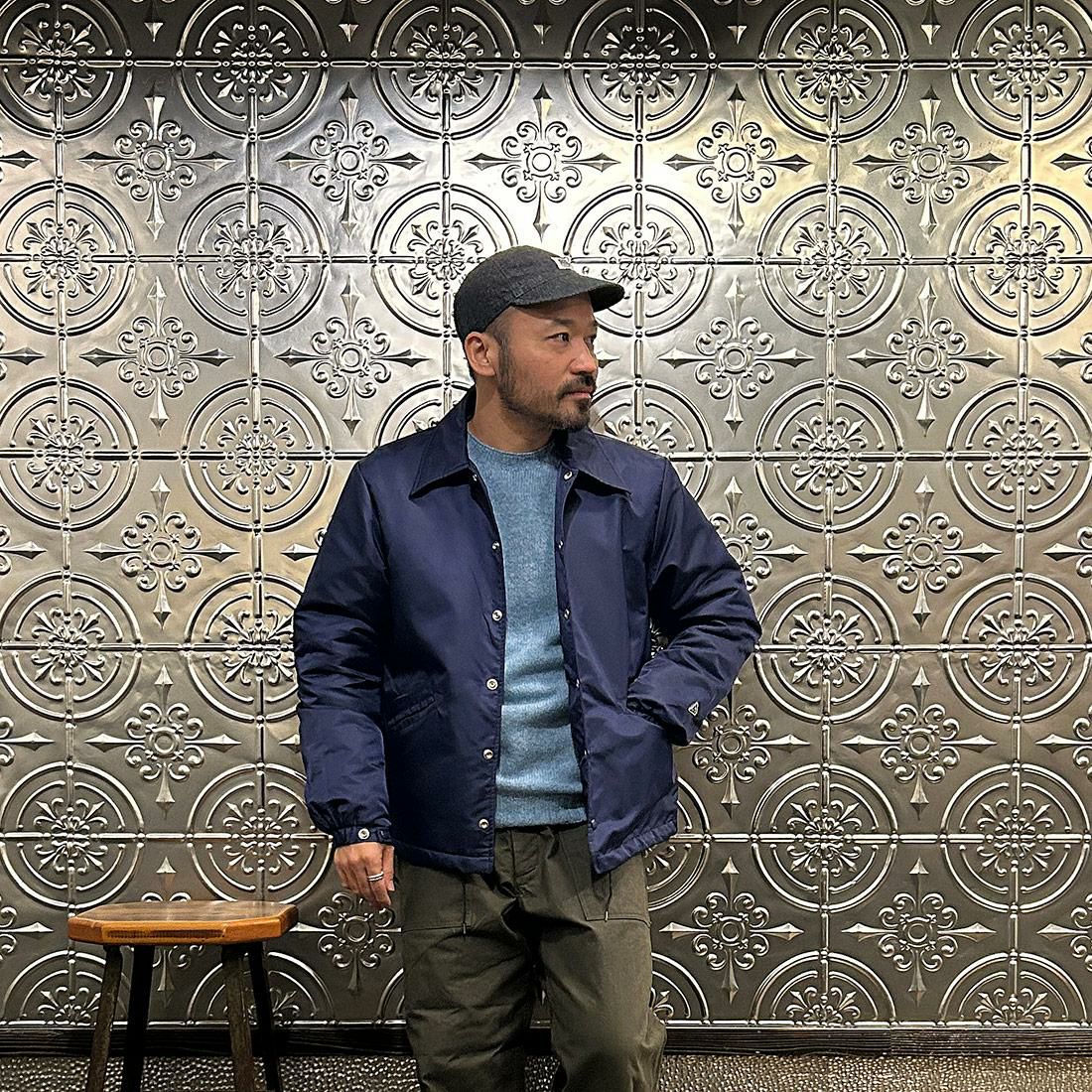 FELCO (フェルコ) メンズ ナイロン コーチジャケット シンサレート 