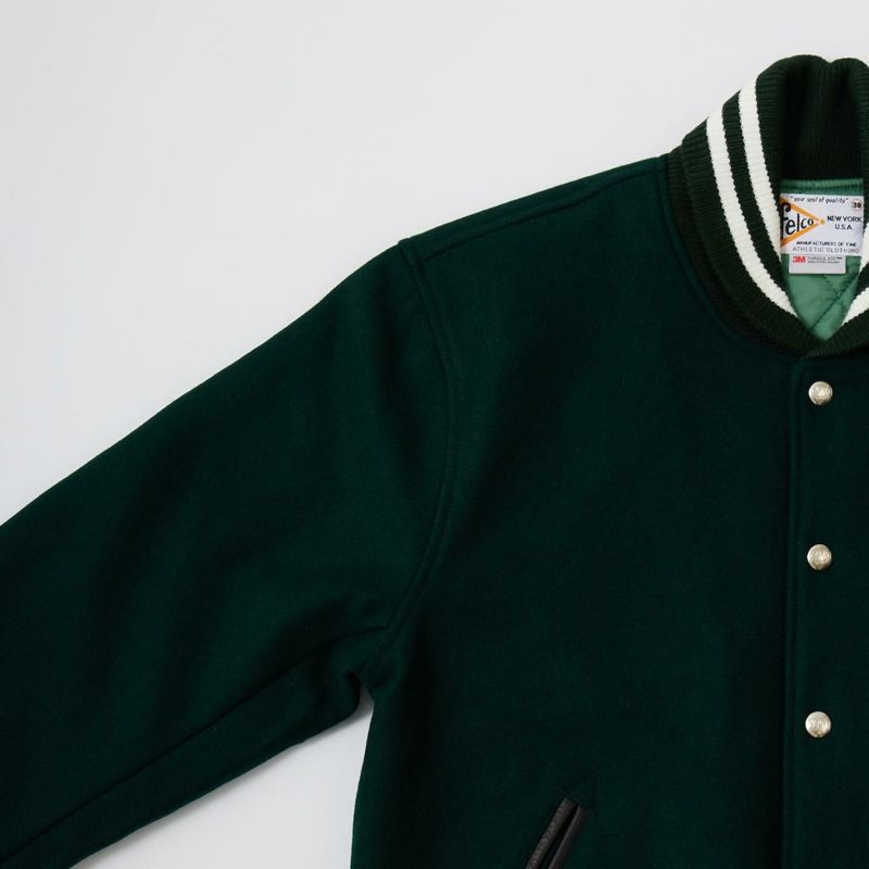 FELCO (フェルコ) ウールメルトン ショールカラー バーシティ