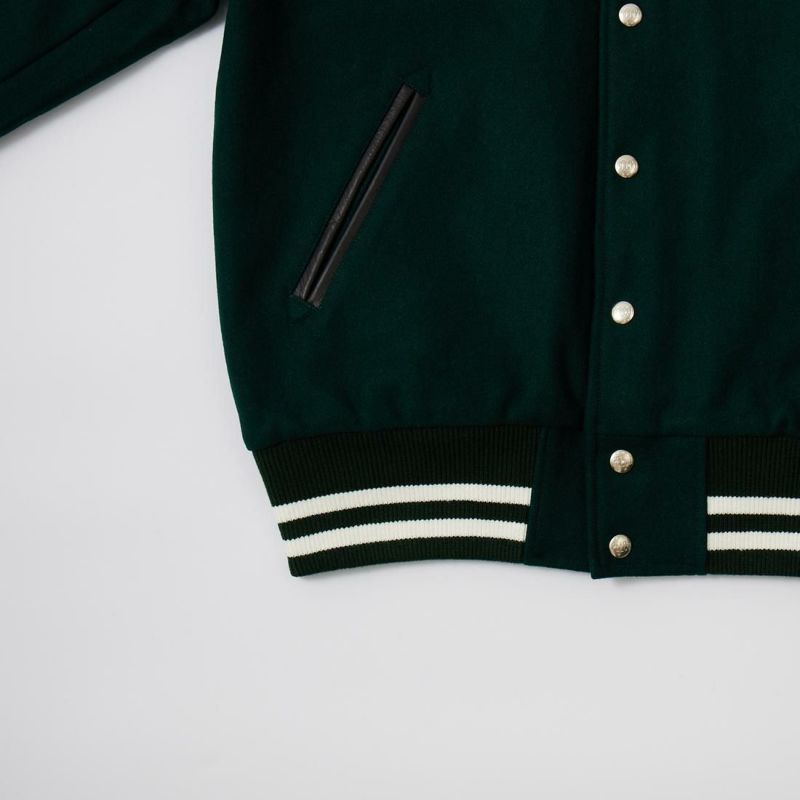 FELCO (フェルコ) ウールメルトン ショールカラー バーシティ