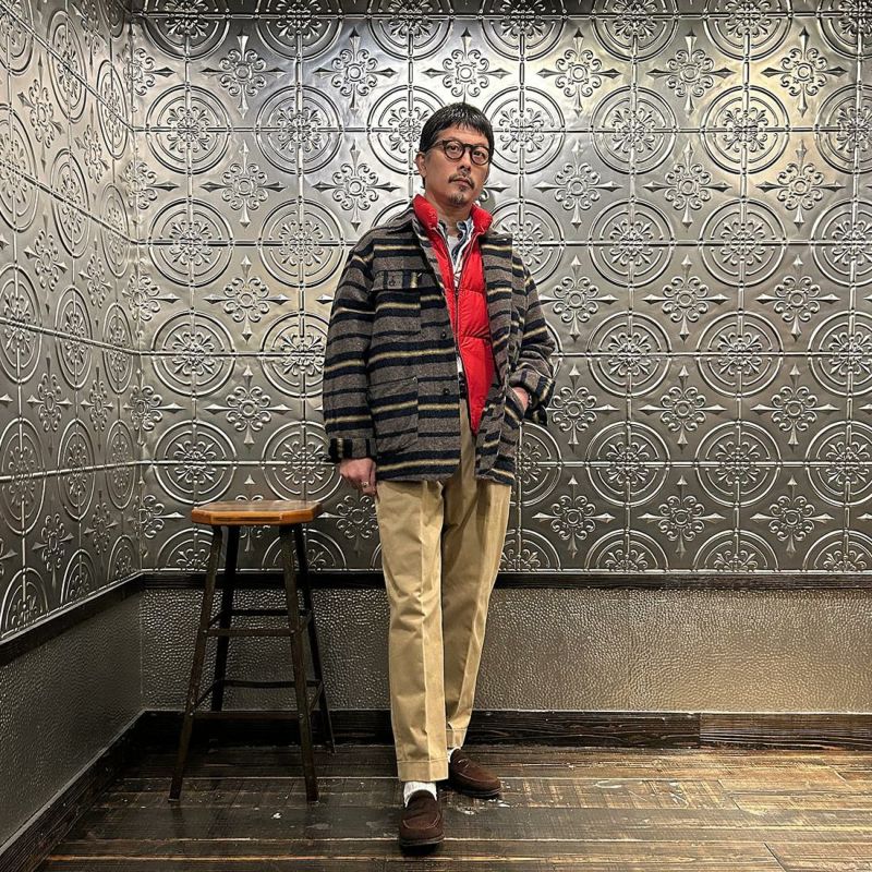 ポストオーバーオールズ　post overalls Polarfleece POST O'ALLS / Polarfleece Jacket *trashed wool base- herbie