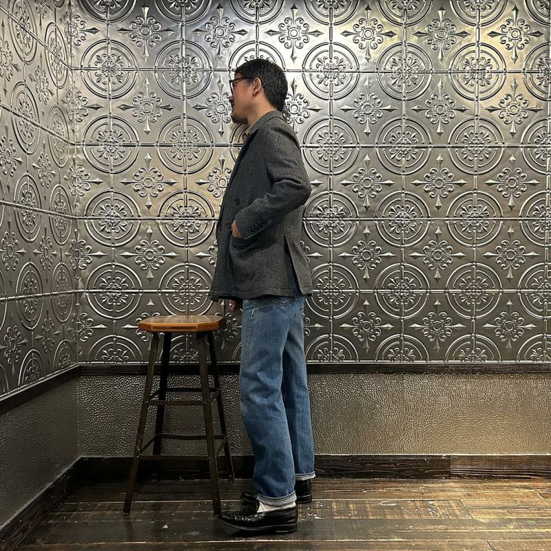 ENGINEEREDGARMENTS 総柄2トーン ビーニー 帽子