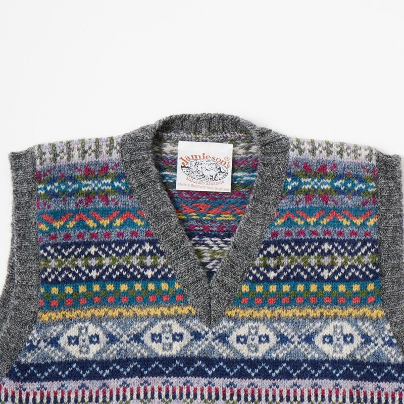 JAMIESON'S (ジャミーソンズ) AOFI VEE NECK SLIPOVER Vネック ベスト