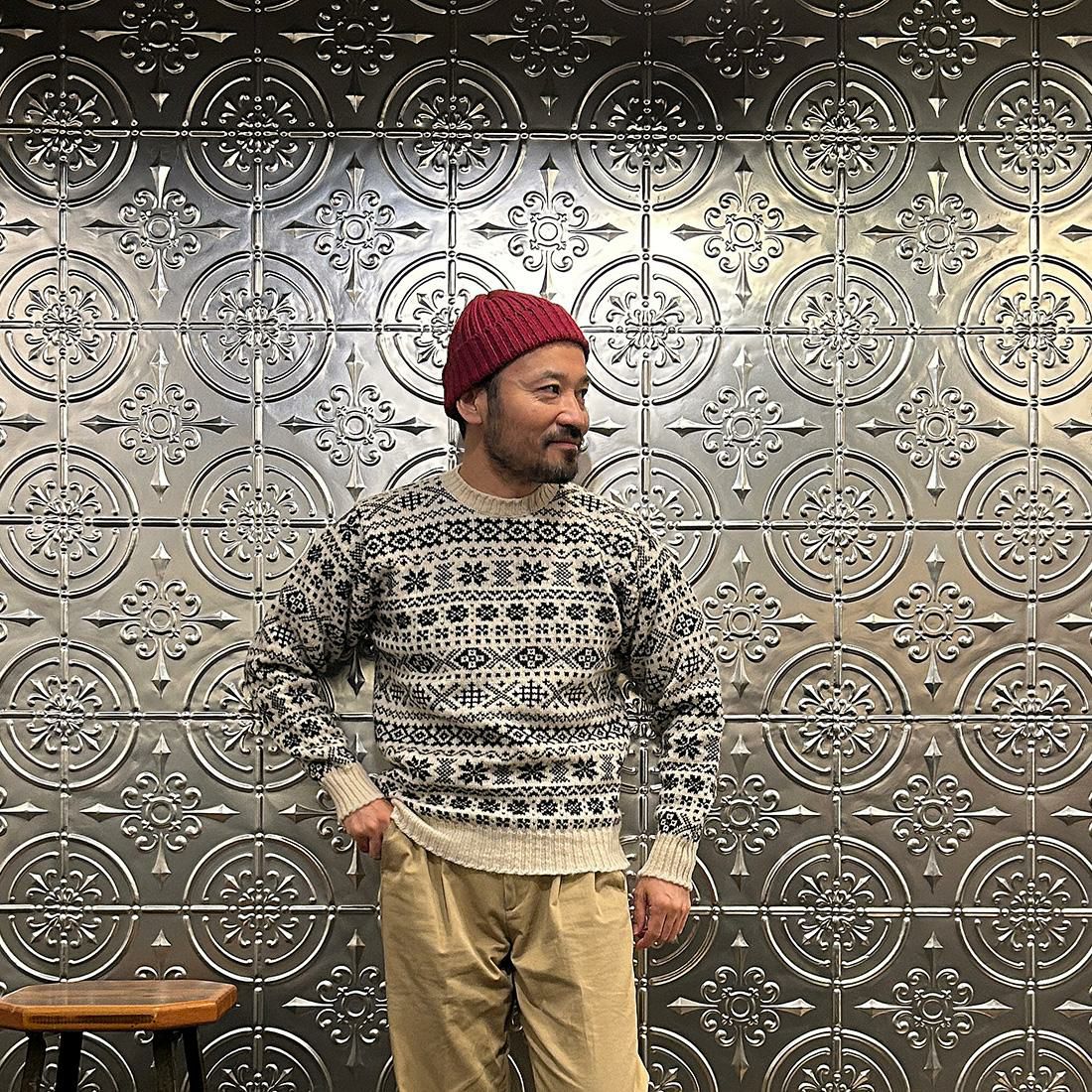 JAMIESON'S (ジャミーソンズ) AOFI CREW NECK PULLOVER クルーネック