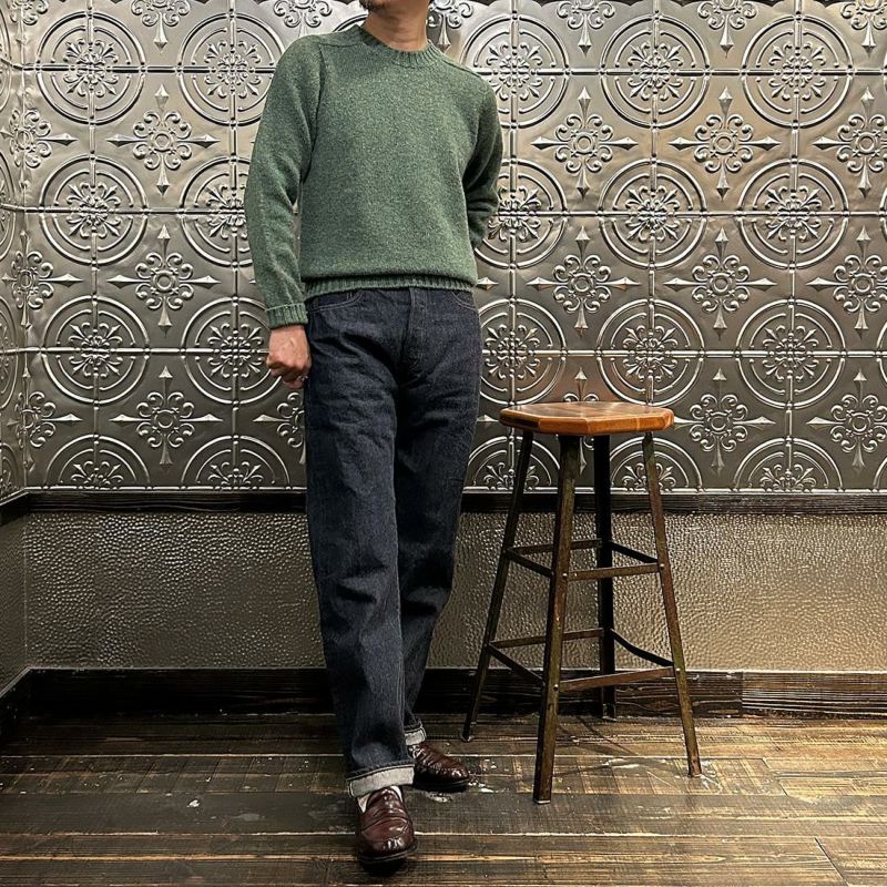 Jamieson's サドルショルダー クルーネックニット ジャミーソンズ Jamieson's of Shetland JAMIESON'S ジャミーソンズ クルーネック