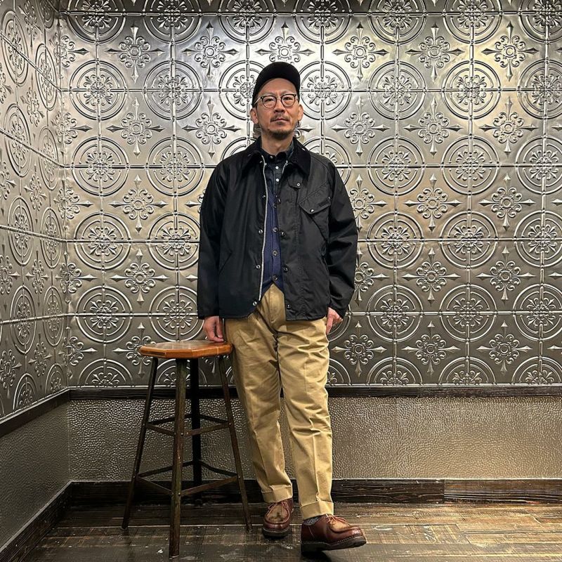 M1379 Barbour バブアー ウールカシミアジャケット 42 BARBOUR (バブアー) MWX2379 INTL A7 PACEMAKER WAX JACKET ワックス