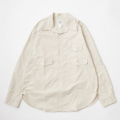 【セール】POST OVERALLS (ポストオーバーオールズ) TOWN & COUNTRY SAFARI MED WEIGHT POPLIN - STONE