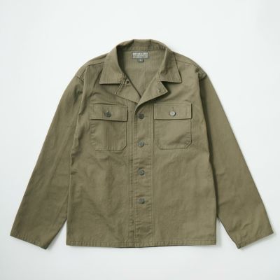 EMPIRE & SONS (エンパイア アンド サンズ) HBT SHIRT JACKET 40's 13 STAR METAL BUTTON - OD
