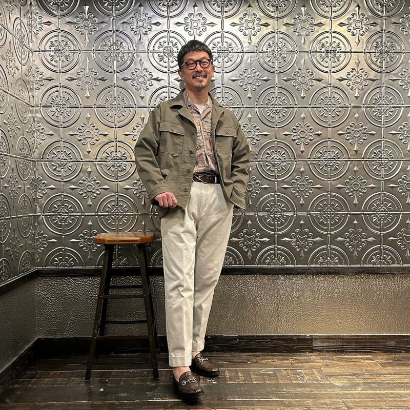 【50〜60’s EMPIRE】LIBERTY LIONS Stadium EMPIRE & SONS (エンパイアアンドサンズ) ミリタリーシャツジャケット