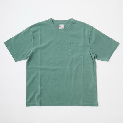 【セール】FELCO (フェルコ)  S/S BINDER NECK POCKET TEE 7oz 16SINGLE RUFFY JERSEY - PG GREEN