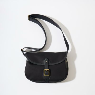 CROOTS (クルーツ) イギリス製 キャンバス レザー ショルダー CROOTS (クルーツ) イギリス製 キャンバス レザー ショルダー